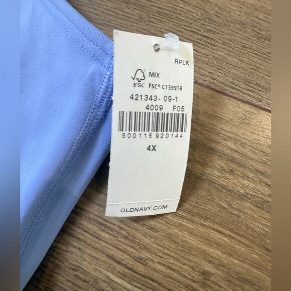 NWT Old Navy Sports Bra Bundle Black Light Support Blue High Support Size 4X - Picture 3 of 9